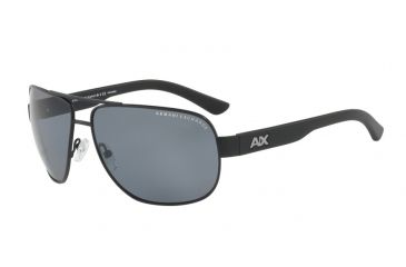 Image of Armani Exchange AX2012S Single Vision Prescription Sunglasses AX2012S-606381-62 - Lens Diameter 62 mm, Frame Color Matte Black