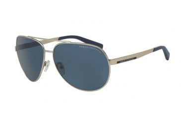 Image of Armani Exchange AX2017S Single Vision Prescription Sunglasses AX2017S-602080-64 - Lens Diameter 64 mm, Frame Color Matte Silver