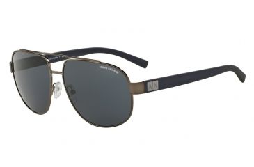 Image of Armani Exchange AX2019S Bifocal Prescription Sunglasses AX2019S-608787-60 - Lens Diameter 60 mm, Frame Color Gunmetal