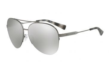 Image of Armani Exchange AX2020S Single Vision Prescription Sunglasses AX2020S-60886G-60 - Lens Diameter 60 mm, Frame Color Matte Gunmetal