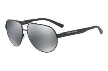 Image of Armani Exchange AX2022S Progressive Prescription Sunglasses AX2022S-60006G-60 - Lens Diameter 60 mm, Frame Color Matte Black