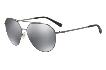 Image of Armani Exchange AX2023S Progressive Prescription Sunglasses, 59mm, Matte Gunmetal, AX2023S-60886G-59-PRO
