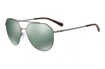 Image of Armani Exchange AX2023S Progressive Prescription Sunglasses AX2023S-60886R-59 - Lens Diameter 59 mm, Frame Color Matte Gunmetal