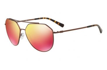 Image of Armani Exchange AX2023S Progressive Prescription Sunglasses AX2023S-61066Q-59 - Lens Diameter 59 mm, Frame Color Matte Bronze