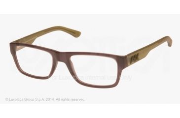 Image of Armani Exchange AX3015 Single Vision Prescription Eyeglasses 8020-52 - Matte Black Transparent Frame