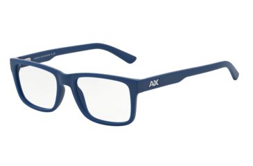 Image of Armani Exchange AX3016F Single Vision Prescription Eyeglasses 8114-55 - Matte Maritime