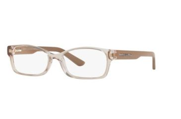 Image of Armani Exchange AX3017 Progressive Prescription Eyeglasses, 52mm, Transparent Beige, AX3017-8279-52-PRO