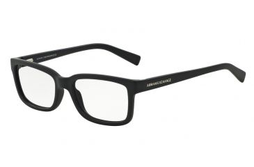 Image of Armani Exchange AX3022 Progressive Prescription Eyeglasses 8157-54 - Matte Blue Frame