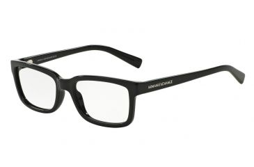 Image of Armani Exchange AX3022 Progressive Prescription Eyeglasses 8158-54 - Black Frame