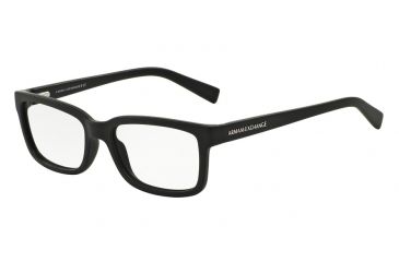 Image of Armani Exchange AX3022F Progressive Prescription Eyeglasses 8078-55 - Matte Black Frame