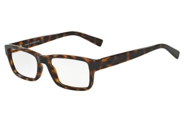 Image of Armani Exchange AX3023 Single Vision Prescription Eyeglasses 8037-53 - Tortoise Frame