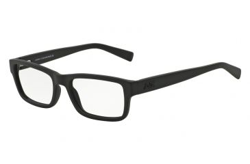 Image of Armani Exchange AX3023 Single Vision Prescription Eyeglasses 8078-53 - Matte Black Frame