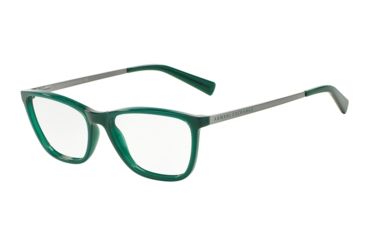 Image of Armani Exchange AX3028 Progressive Prescription Eyeglasses 8170-53 - Alpine Green Milky Frame