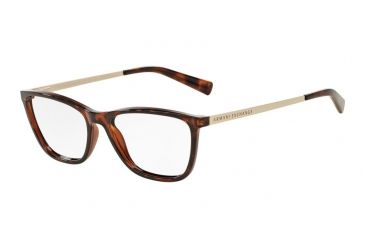Image of Armani Exchange AX3028F Progressive Prescription Eyeglasses 8037-53 - Tortoise Frame