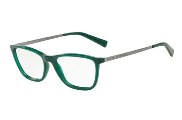 Image of Armani Exchange AX3028F Progressive Prescription Eyeglasses 8170-53 - Alpine Green Milky Frame