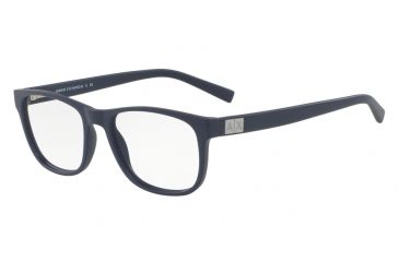 Image of Armani Exchange AX3034F Progressive Prescription Eyeglasses 8157-54 - Matte Navy/dark Sea Frame