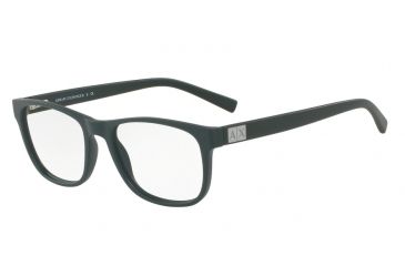 Image of Armani Exchange AX3034F Progressive Prescription Eyeglasses 8196-54 - Matte Dark Green Frame
