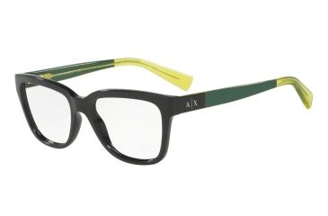 Image of Armani Exchange AX3036F Bifocal Prescription Eyeglasses 8158-54 - Black Frame