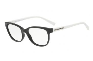 Image of Armani Exchange AX3037 Single Vision Prescription Eyeglasses 8204-53 - Black Frame