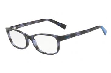 Image of Armani Exchange AX3043 Bifocal Prescription Eyeglasses 8227-53 - Blue Havana Frame