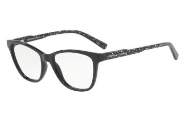 Image of Armani Exchange AX3044 Progressive Prescription Eyeglasses 8158-53 - Black Frame