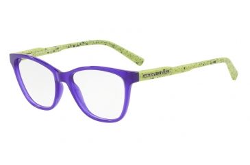 Image of Armani Exchange AX3044 Progressive Prescription Eyeglasses 8222-53 - Opal Violet Frame
