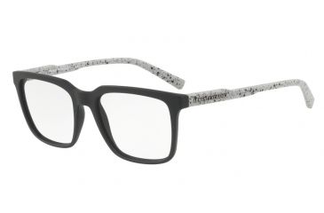 Image of Armani Exchange AX3045 Single Vision Prescription Eyeglasses 8078-55 - Matte Black Frame