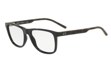 Image of Armani Exchange AX3048F Bifocal Prescription Eyeglasses 8158-56 - Black Frame