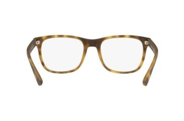 Image of Armani Exchange AX3056 Progressive Prescription Eyeglasses, 53mm, Matte Havana, AX3056-8029-53-PRO