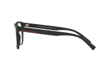 Image of Armani Exchange AX3056 Progressive Prescription Eyeglasses, 53mm, Matte Black, AX3056-8078-53-PRO