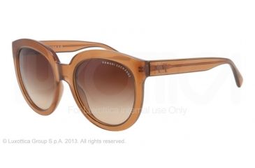 Image of Armani Exchange AX4003 Single Vision Prescription Sunglasses AX4003-801313-53 - Lens Diameter 53 mm, Frame Color Champagne Transparent