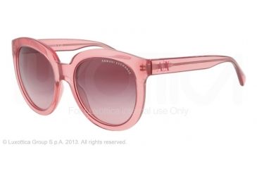 Image of Armani Exchange AX4003 Single Vision Prescription Sunglasses AX4003-80408H-53 - Lens Diameter 53 mm, Frame Color Wild Thistle Transparent