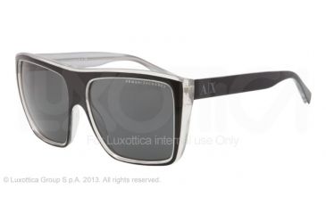 Image of Armani Exchange AX4004 Bifocal Prescription Sunglasses AX4004-800687-59 - Lens Diameter 59 mm, Frame Color Black/mirage Grey