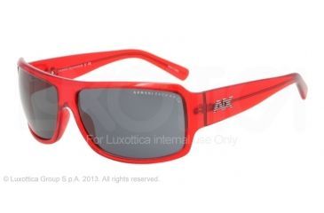 Image of Armani Exchange AX4007 Single Vision Prescription Sunglasses AX4007-802787-64 - Lens Diameter 64 mm, Frame Color Matte Samba Transparent