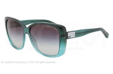 Image of Armani Exchange AX4010 Bifocal Prescription Sunglasses AX4010-800011-61 - Lens Diameter 61 mm, Frame Color Alpine Green Gradient