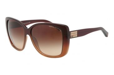 Image of Armani Exchange AX4010 Bifocal Prescription Sunglasses AX4010-801113-61 - Lens Diameter 61 mm, Frame Color Brown Gradient