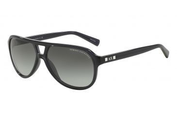 Image of Armani Exchange AX4011 Progressive Prescription Sunglasses AX4011-800511-59 - Lens Diameter 59 mm, Frame Color Black Transparent