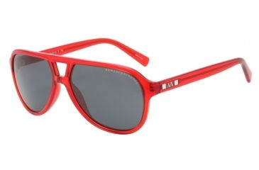 Image of Armani Exchange AX4011 Progressive Prescription Sunglasses AX4011-803687-59 - Lens Diameter 59 mm, Frame Color Samba Transparent