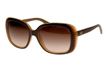 Image of Armani Exchange AX4014 Single Vision Prescription Sunglasses AX4014-806213-57 - Lens Diameter 57 mm, Frame Color Phantom/sand