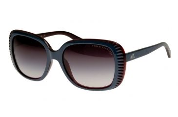 Image of Armani Exchange AX4014 Single Vision Prescription Sunglasses AX4014-806011-57 - Lens Diameter 57 mm, Frame Color Ocean Teal/burgundy