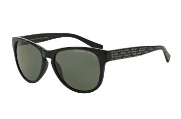 Image of Armani Exchange AX4015 Bifocal Prescription Sunglasses AX4015-80049A-56 - Lens Diameter 56 mm, Frame Color Black