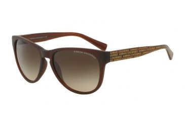 Image of Armani Exchange AX4015 Bifocal Prescription Sunglasses AX4015-804113-56 - Lens Diameter 56 mm, Frame Color Matte Brown