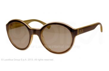 Image of Armani Exchange AX4017 Single Vision Prescription Sunglasses AX4017-801203-52 - Lens Diameter 52 mm, Frame Color Milky Brown/transp. Pinot