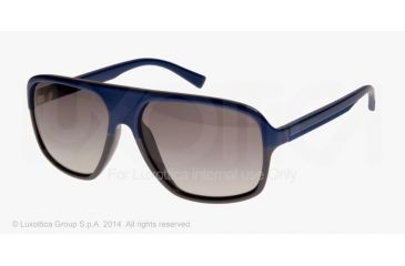 Image of Armani Exchange AX4020S Single Vision Prescription Sunglasses AX4020S-807011-61 - Lens Diameter 61 mm, Frame Color Castle Rock/deep Ultramarine
