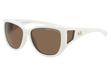 Image of Armani Exchange AX4023S Progressive Prescription Sunglasses AX4023S-803873-58 - Lens Diameter 58 mm, Frame Color White