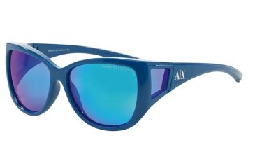 Image of Armani Exchange AX4023S Progressive Prescription Sunglasses AX4023S-808933-58 - Lens Diameter 58 mm, Frame Color Imperial Blue