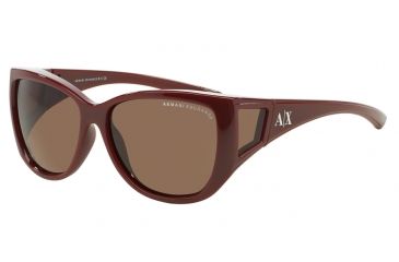 Image of Armani Exchange AX4023S Progressive Prescription Sunglasses AX4023S-809073-58 - Lens Diameter 58 mm, Frame Color Burgundy