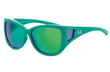 Image of Armani Exchange AX4023S Progressive Prescription Sunglasses AX4023S-809123-58 - Lens Diameter 58 mm, Frame Color Peacock Green