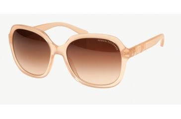 Image of Armani Exchange AX4024S Single Vision Prescription Sunglasses AX4024S-809513-58 - Lens Diameter 58 mm, Frame Color Shifting Sand Milky