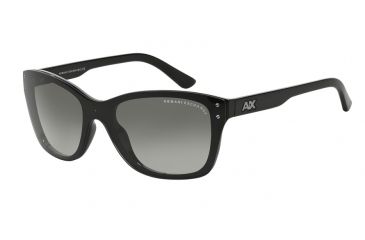 Image of Armani Exchange AX4027S Progressive Prescription Sunglasses AX4027S-800411-43 - Lens Diameter 43 mm, Frame Color Black